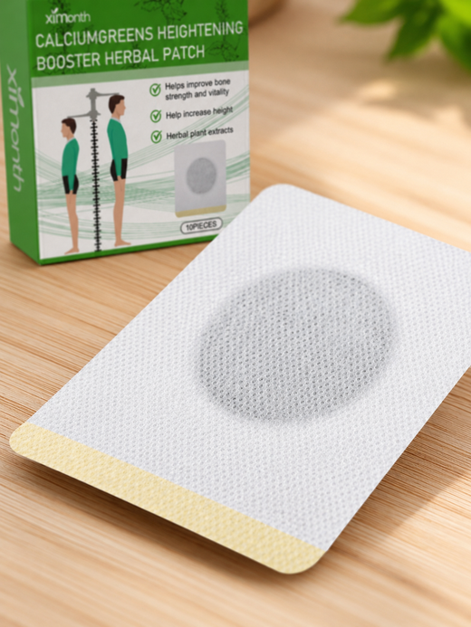 Height Enhancement Patches — Natural Bone Growth Support