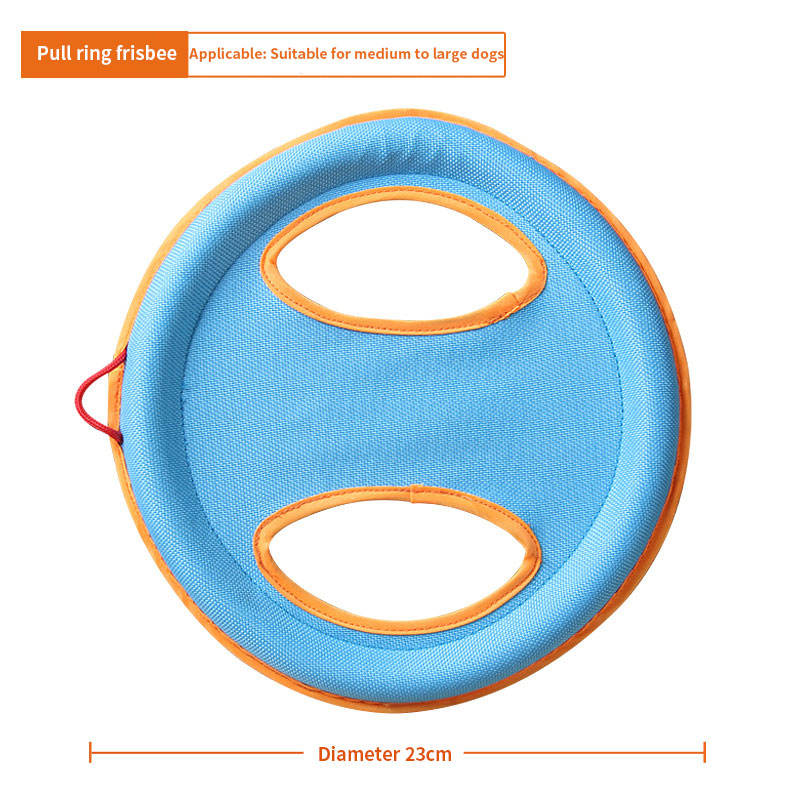 Hemp Dog Frisbee Toy for Durable Fetch & Tug Training