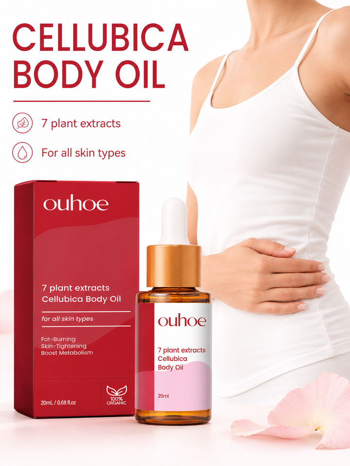 Body Oil for Firming & Cellulite Reduction – 7 Plant Extracts