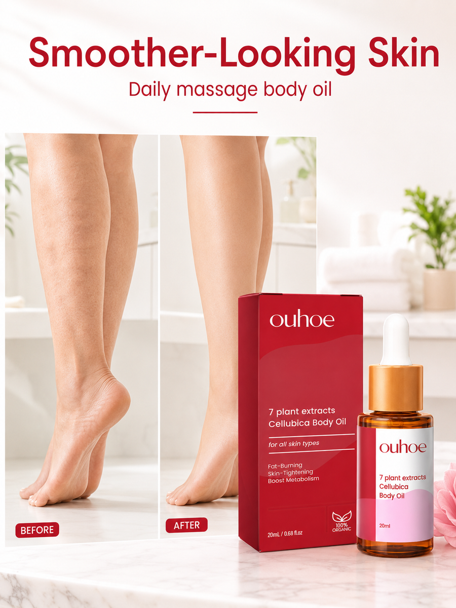 Body Oil for Firming & Cellulite Reduction – 7 Plant Extracts
