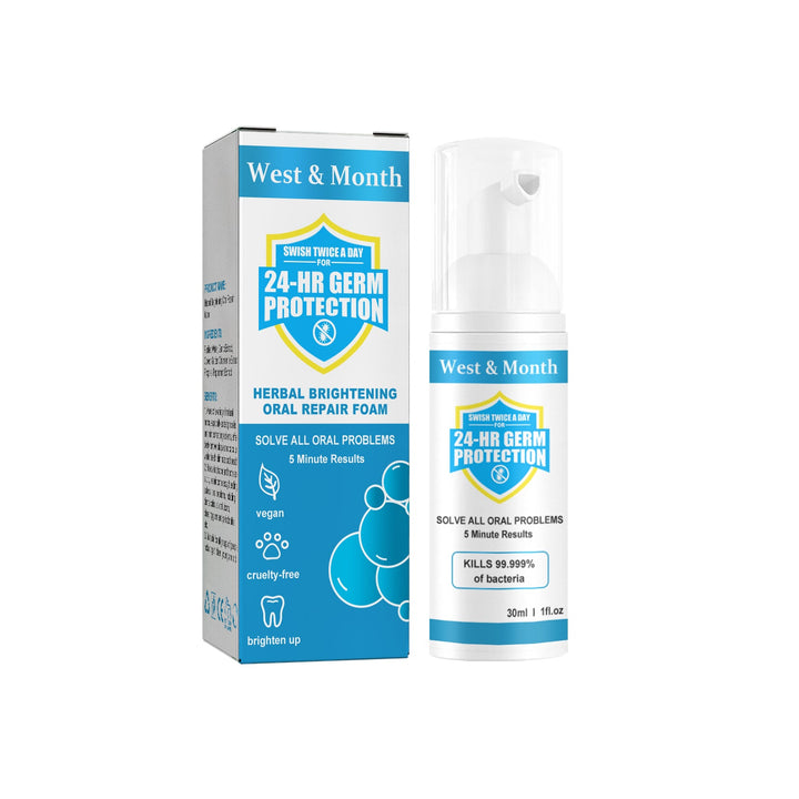 Herbal Oral Foam for Fresher Breath & Brighter Teeth