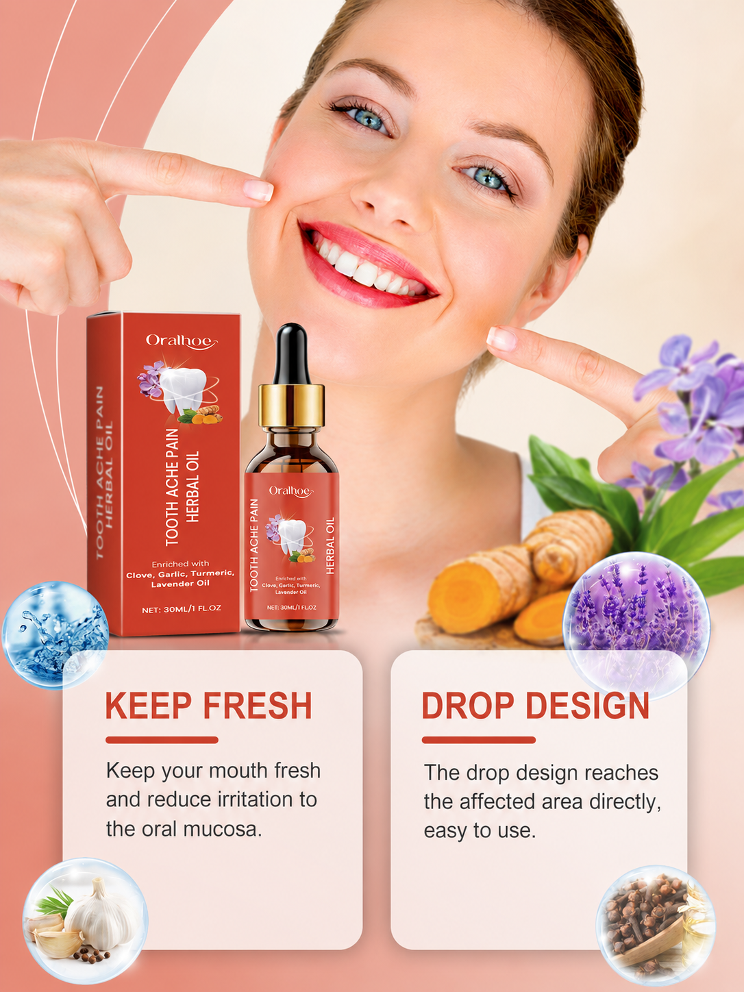 Herbal Dental Essence — Natural Toothache & Sensitivity Relief