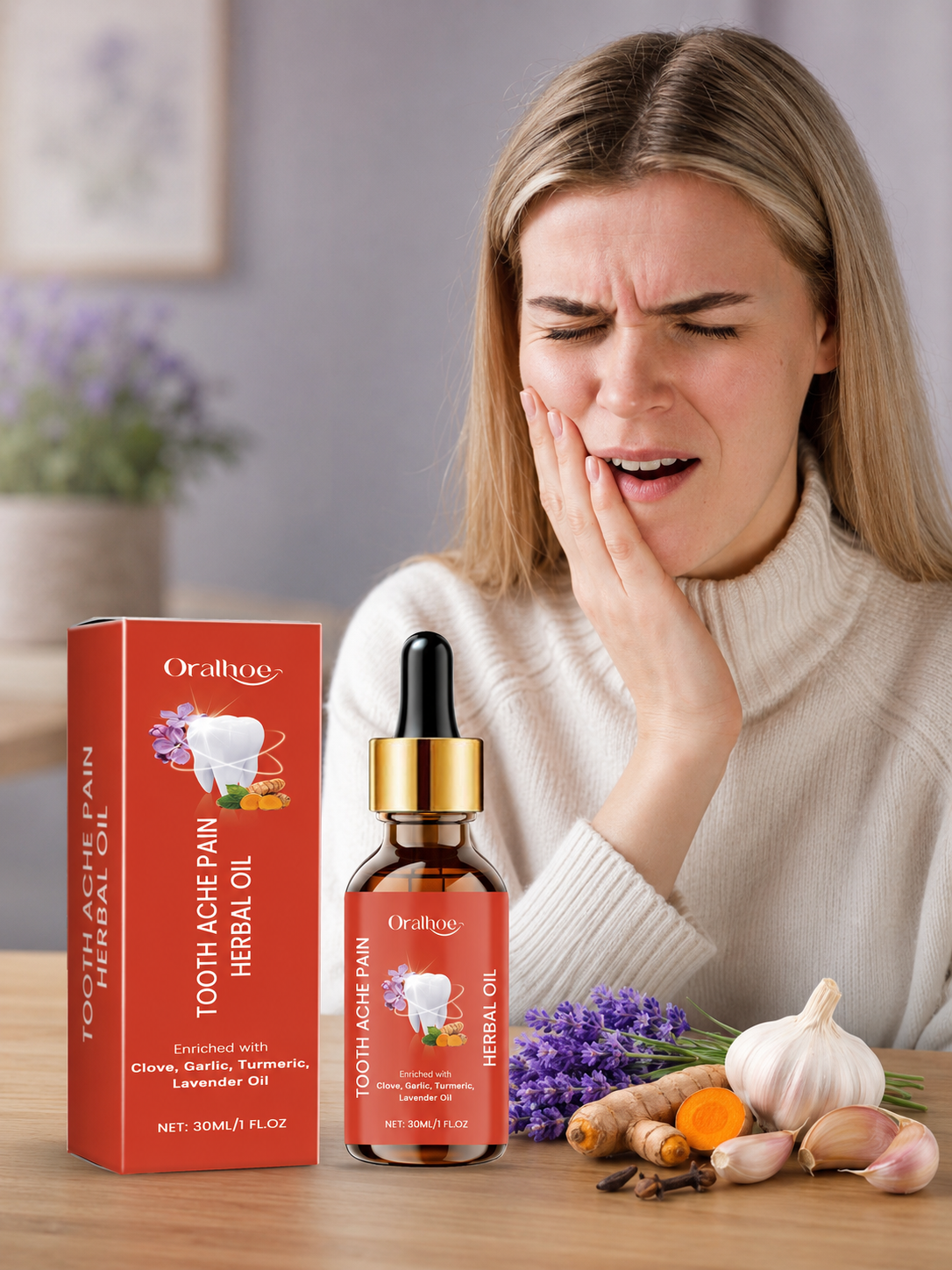 Herbal Dental Essence — Natural Toothache & Sensitivity Relief