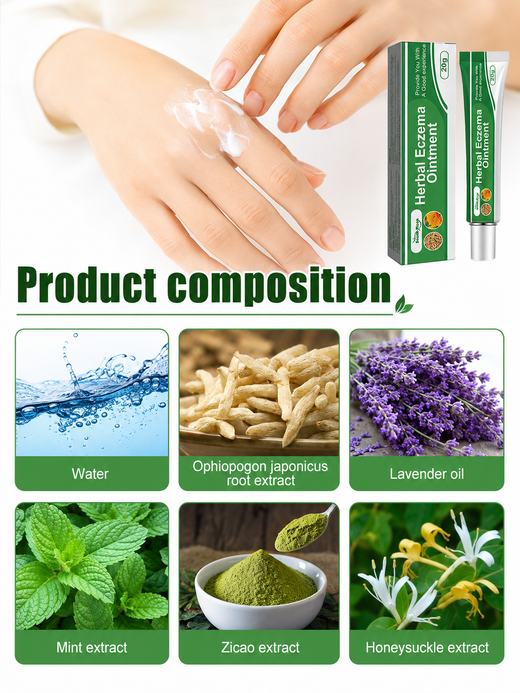 Eczema Ointment — Fast Itch Relief with Herbal Calendula Formula