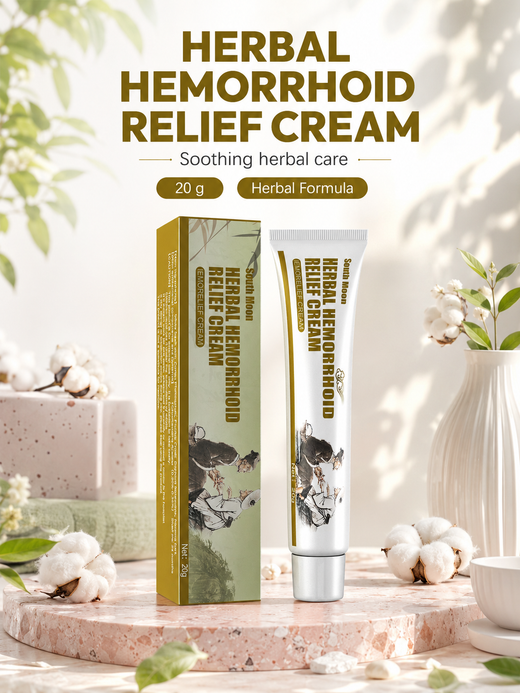 Herbal Hemorrhoid Relief Cream — Soothes Pain, Itching