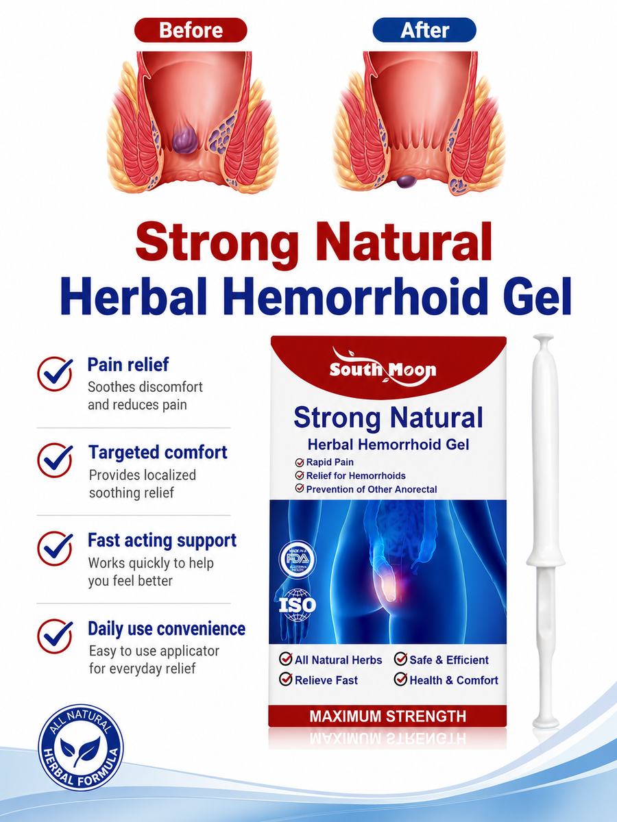 Herbal Hemorrhoid Cream - Fast Natural Relief from Itching & Pain