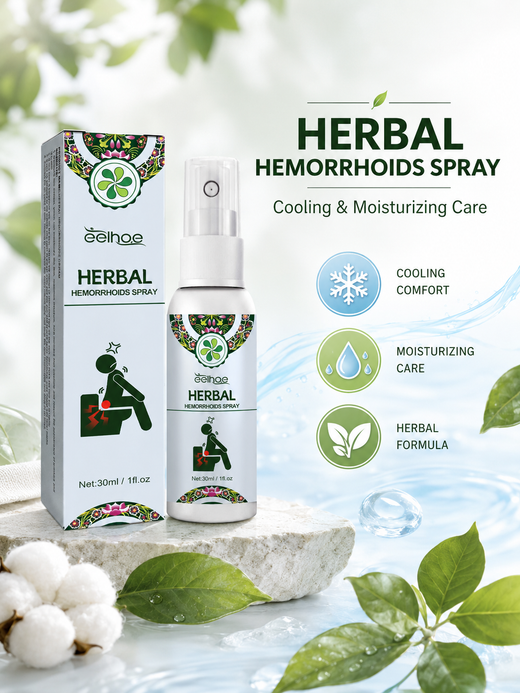 Herbal Hemorrhoid Spray — Cooling Relief & Natural Healing