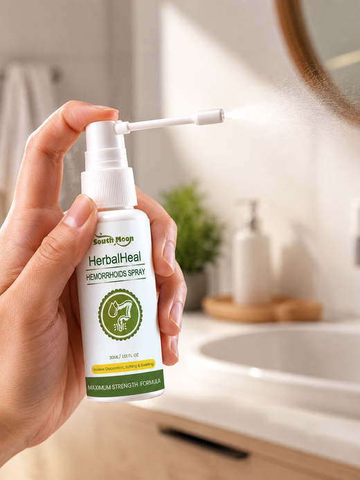 Herbal Hemorrhoids Spray — Gentle Relief for Itching & Swelling