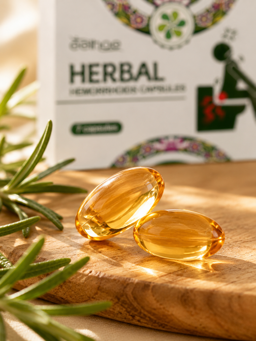Herbal Hemorrhoid Capsules — 97% Itch Reduction, 100% Natural