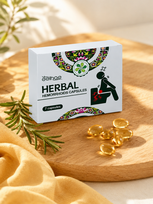 Herbal Hemorrhoid Capsules — 97% Itch Reduction, 100% Natural