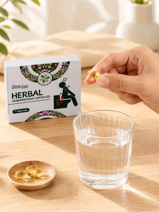 Herbal Hemorrhoid Capsules — 97% Itch Reduction, 100% Natural