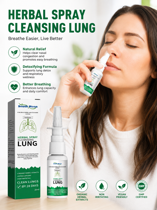 Herbal Lung Cleanse Spray — Clear Breathing in 28 Days