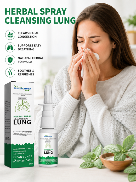 Herbal Lung Cleanse Spray — Clear Breathing in 28 Days