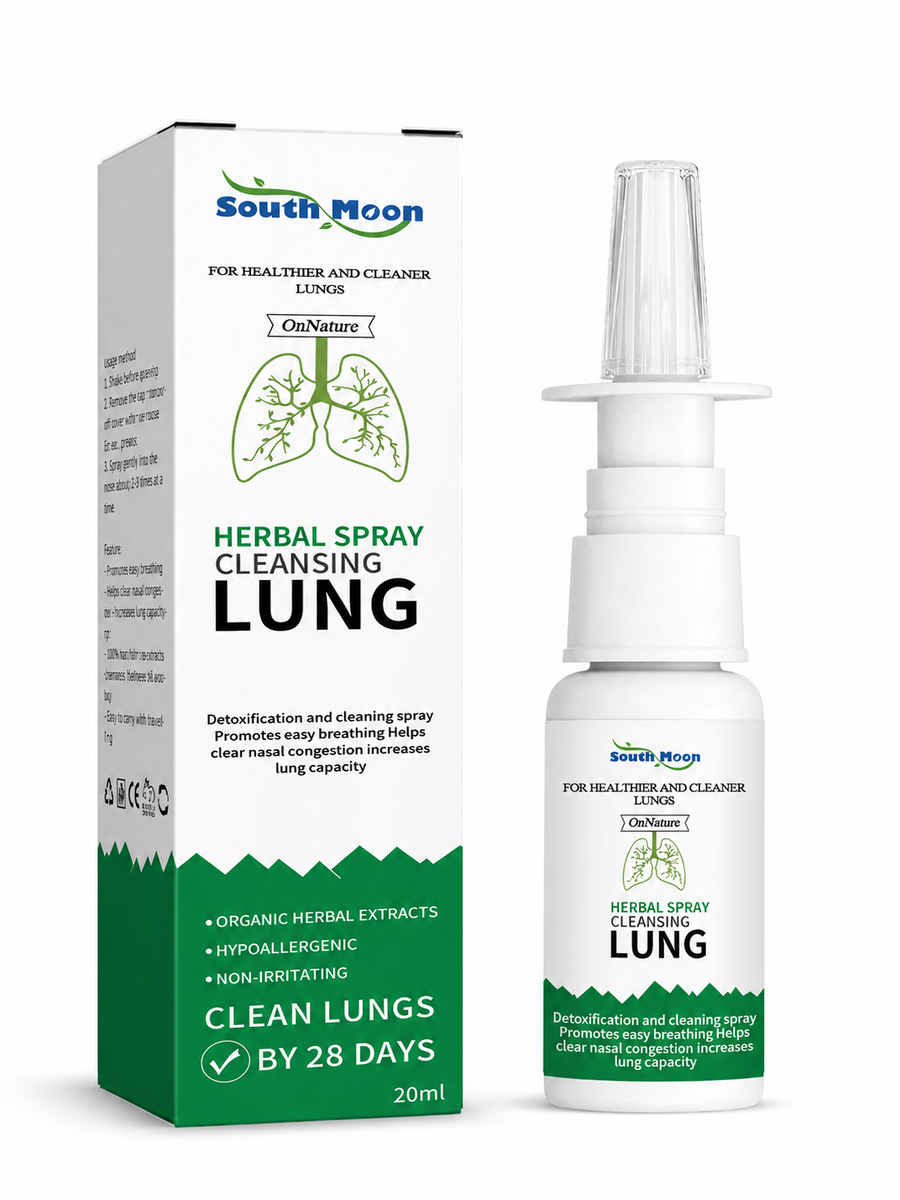 Herbal Lung Cleanse Spray — Clear Breathing in 28 Days