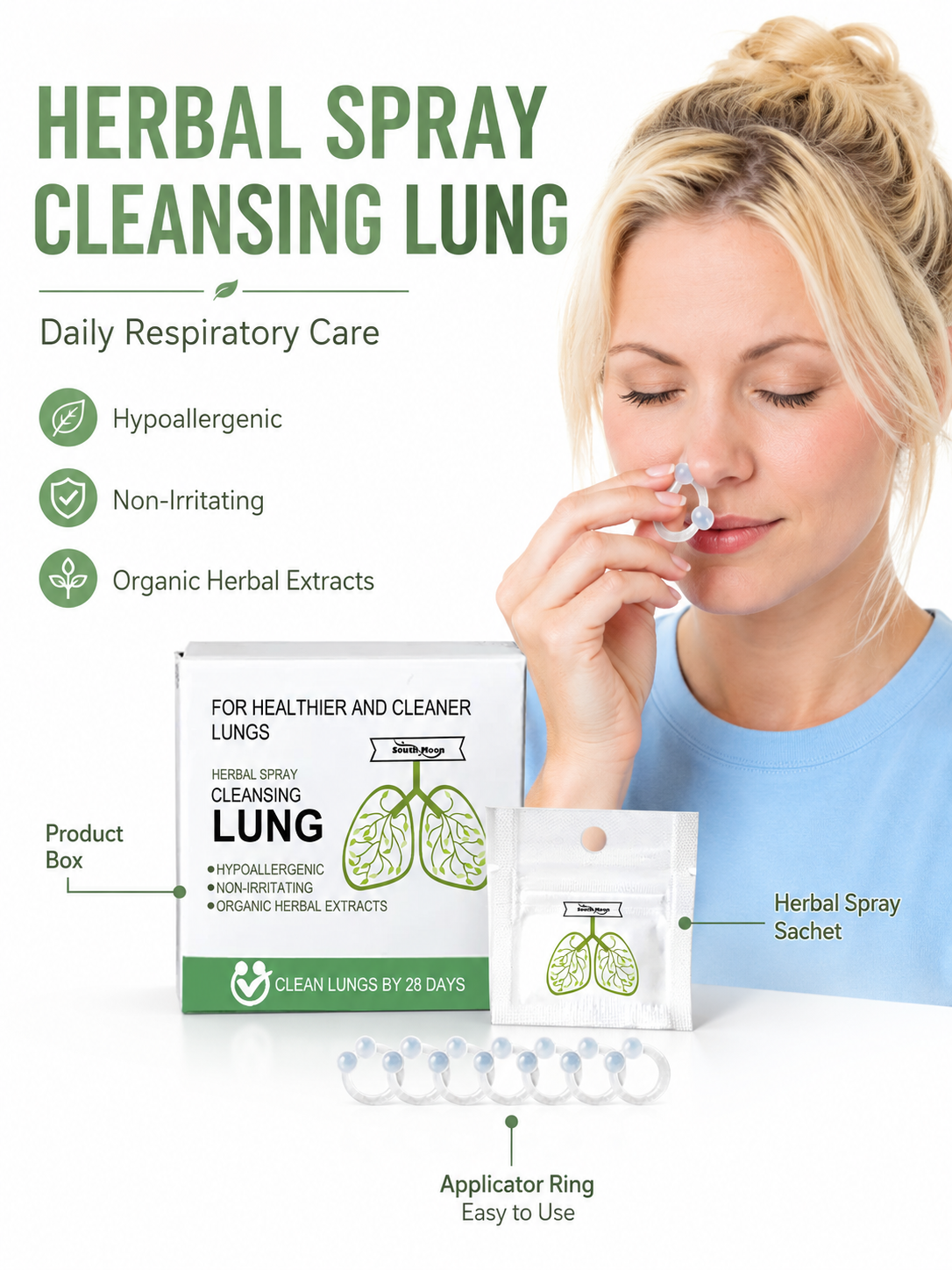 Herbal Nasal & Lung Cleanse Spray — Relief & Repair in 28 Days