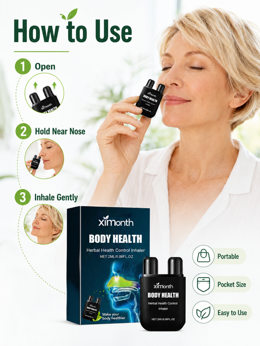Herbal Nasal Stick — Stuffy Nose Relief & Body Wellness