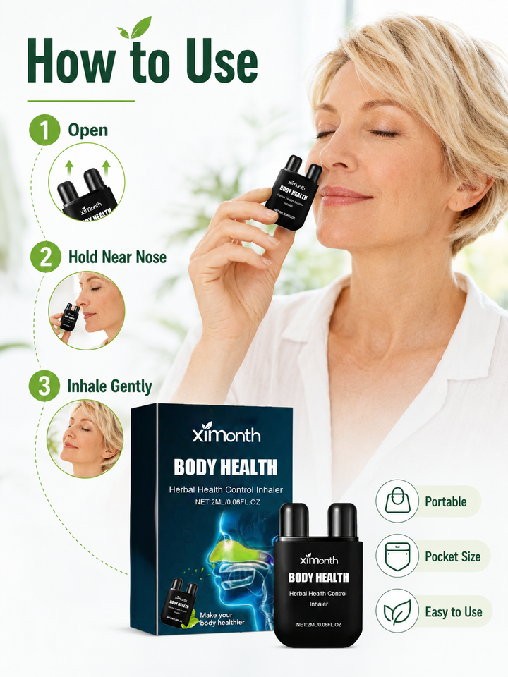 Herbal Nasal Stick — Stuffy Nose Relief & Body Wellness