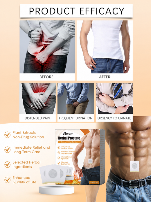 Herbal Prostate Comfort Relief Patch – Discreet Daily