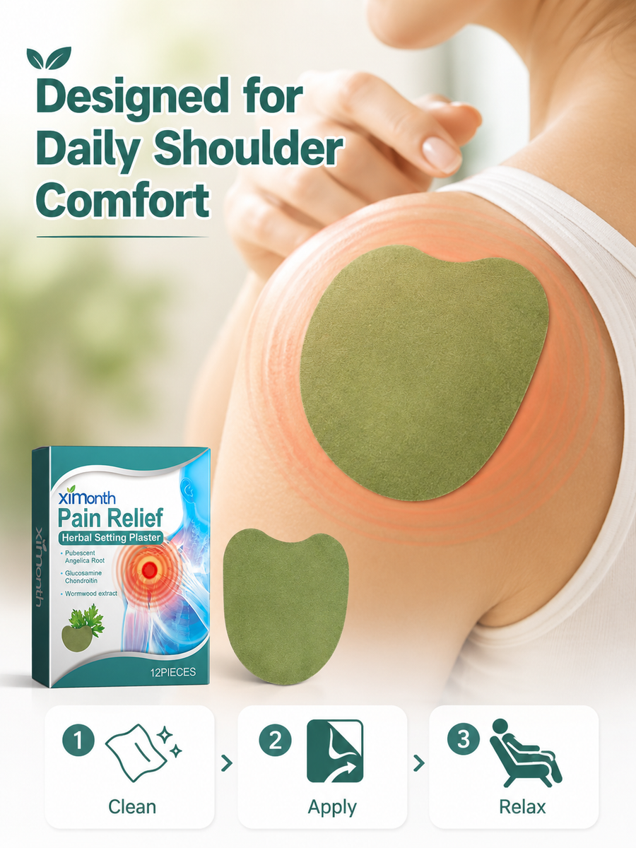 Shoulder Pain Patch — Herbal Relief with Wormwood