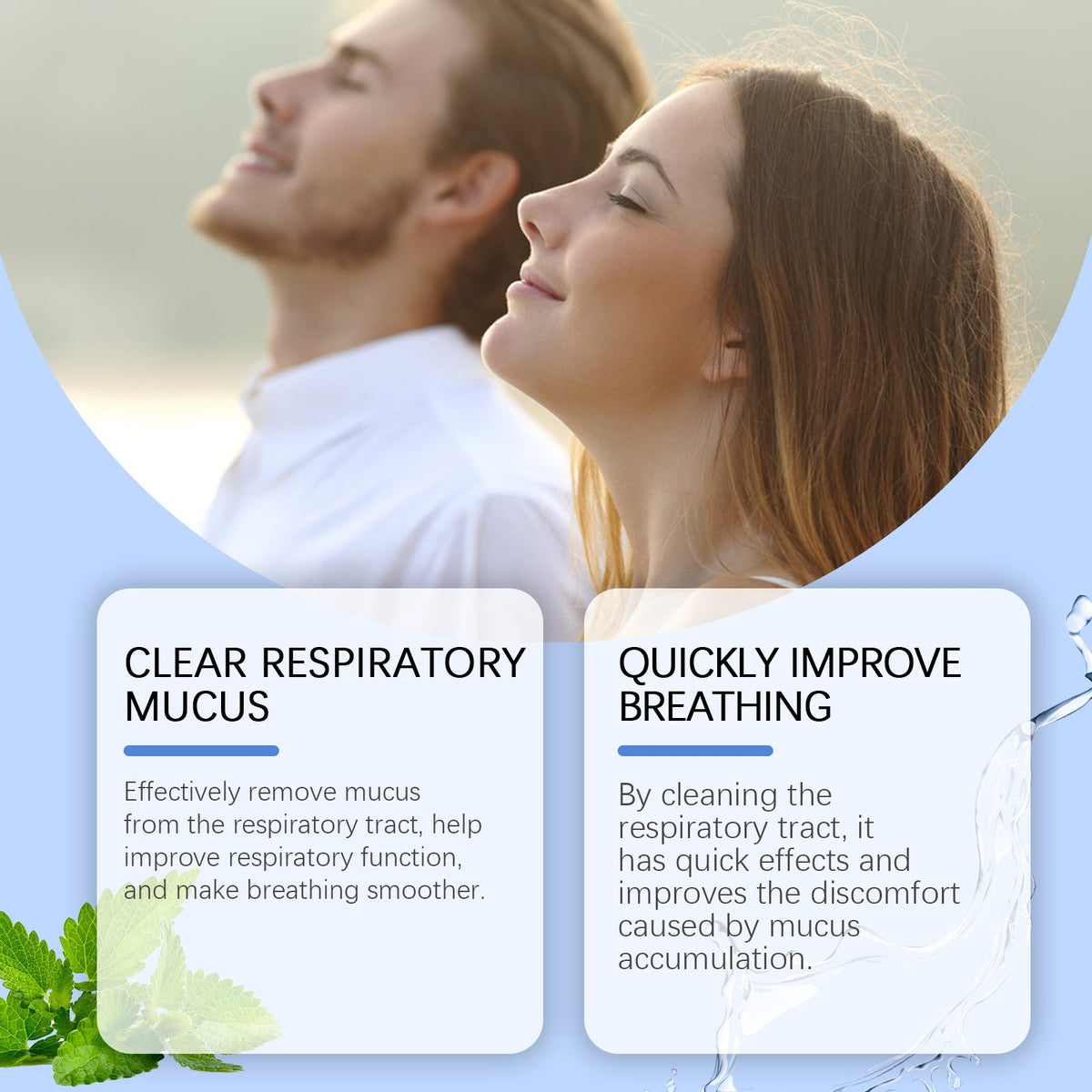 Herbal Respiratory Oral Spray, Mint Extract, 30ml Bottle