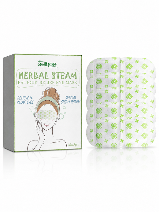 Steam Eye Mask for Tired Eyes — Instant Herbal Relief from