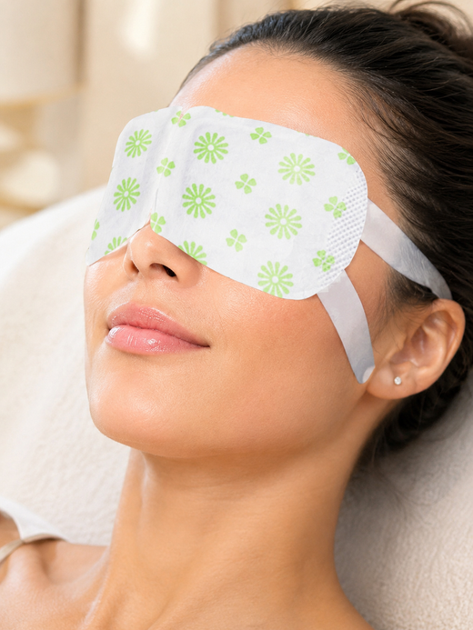 Steam Eye Mask for Tired Eyes — Instant Herbal Relief from