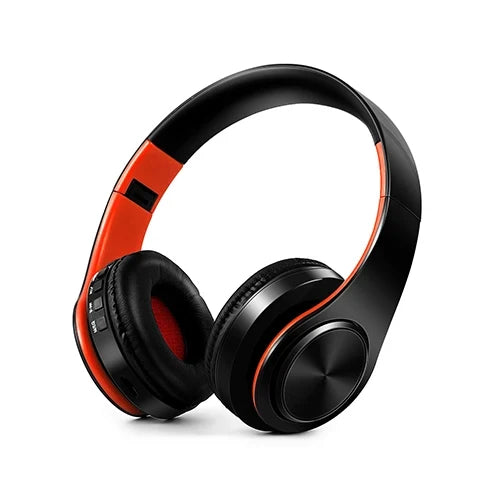 Foldable Wireless Headphones with Noise Reduction & Mic