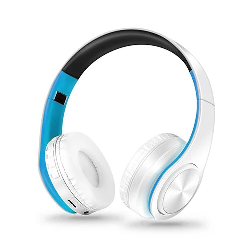 Foldable Wireless Headphones with Noise Reduction & Mic