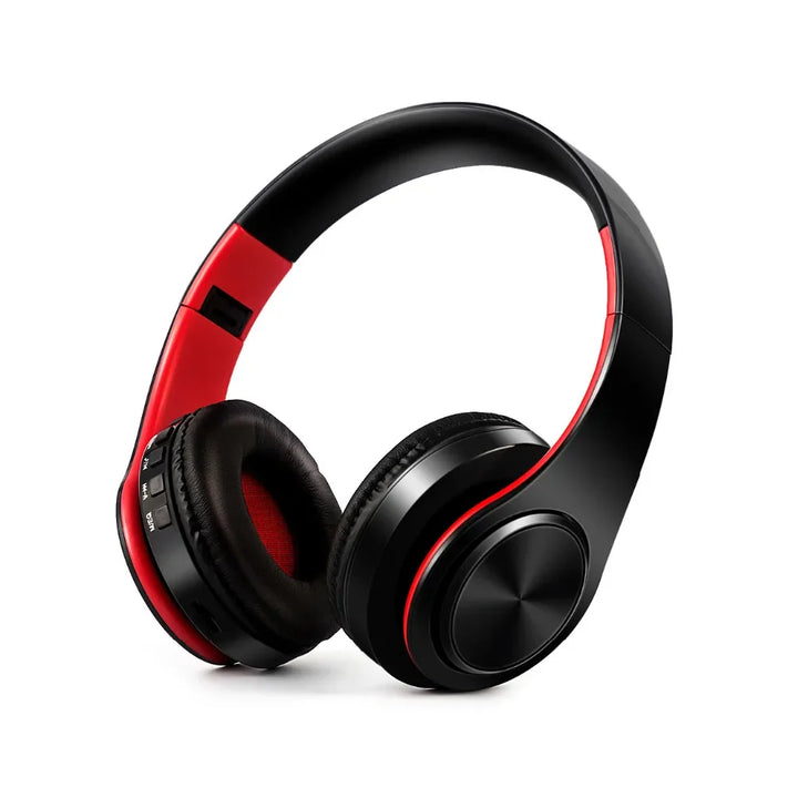 Foldable Wireless Headphones with Noise Reduction & Mic