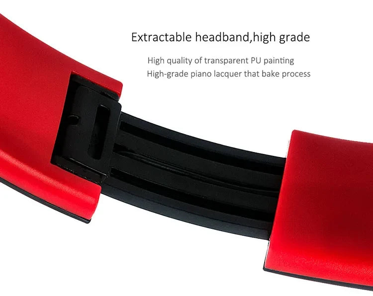 Foldable Wireless Headphones with Noise Reduction & Mic