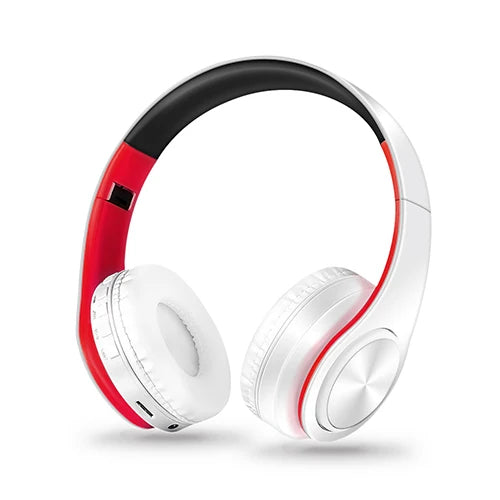 Foldable Wireless Headphones with Noise Reduction & Mic