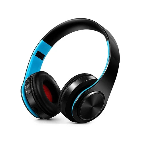 Foldable Wireless Headphones with Noise Reduction & Mic