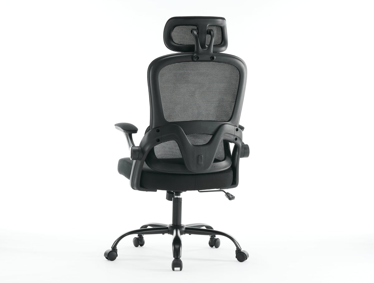 High Back Mesh Office Chair with Adjustable Headrest