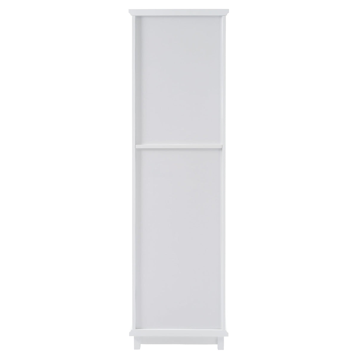 Tall Bathroom Storage Cabinet, Glass Door & Drawers