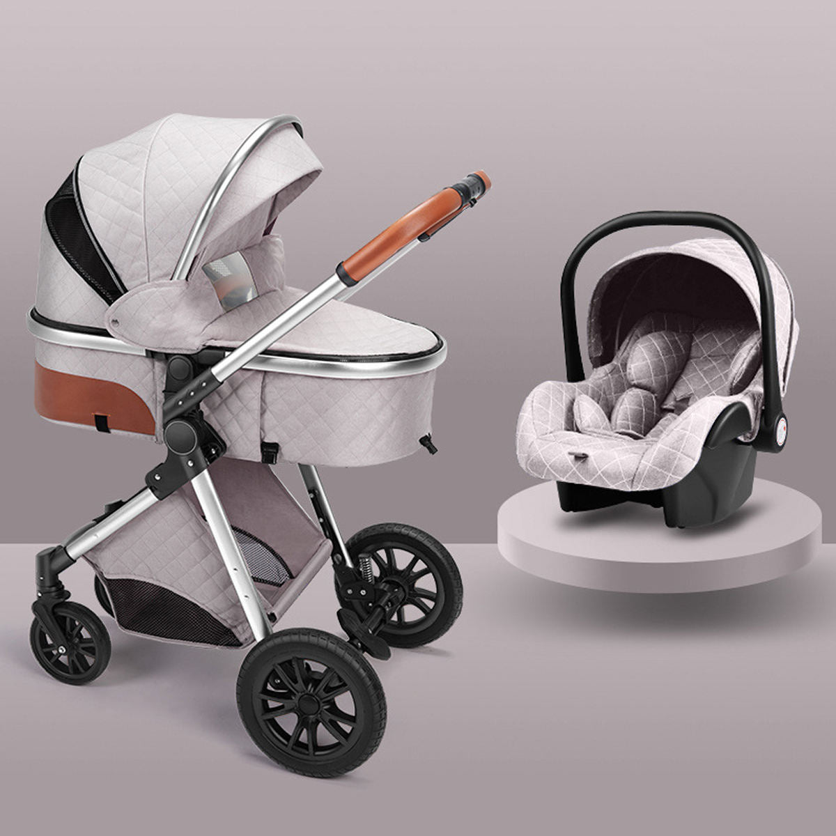 Convertible Baby Stroller Travel System for Newborns