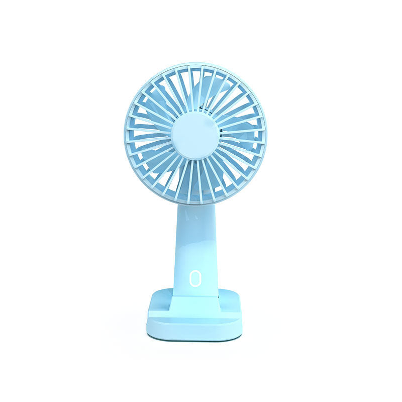 Portable Handheld USB Fan That Doubles as a Desk Fan