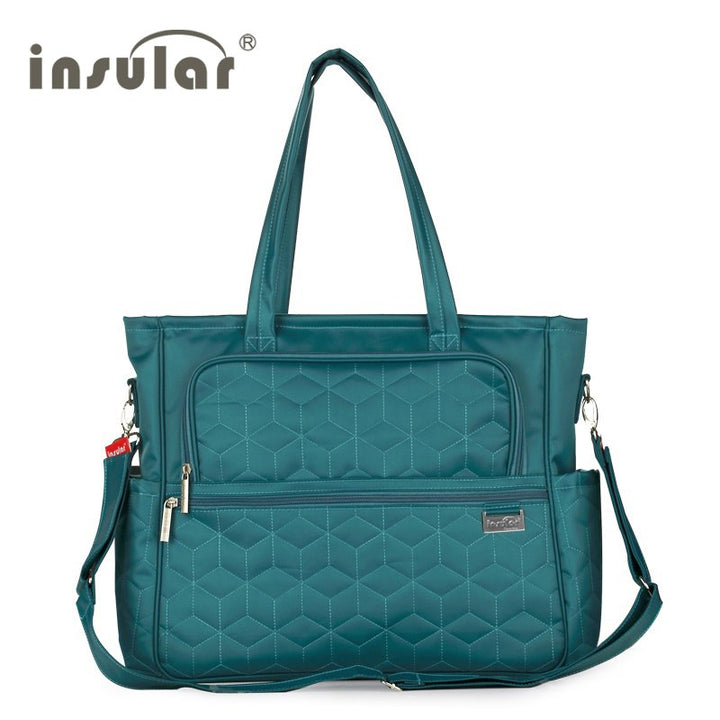 Waterproof Diaper Bag Tote With Organized Baby Storage