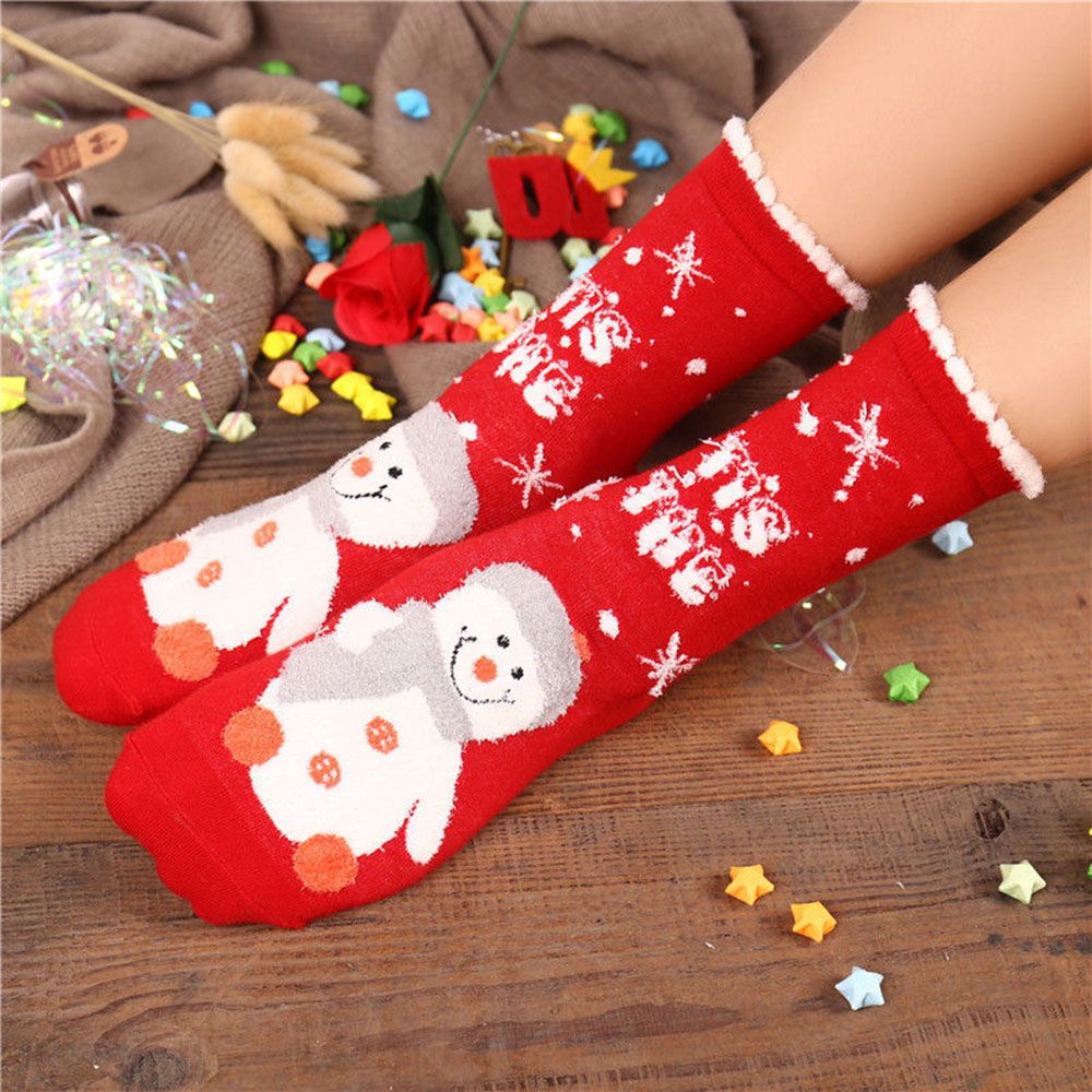 Women's Christmas Socks – Warm Festive Winter Gift