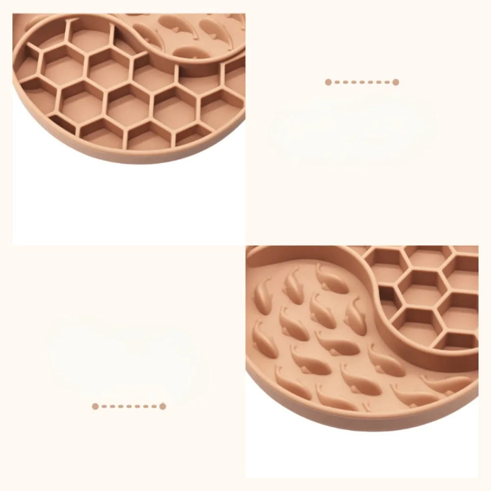 Silicone Slow Feeder Dog Bowl for Calmer Mealtimes