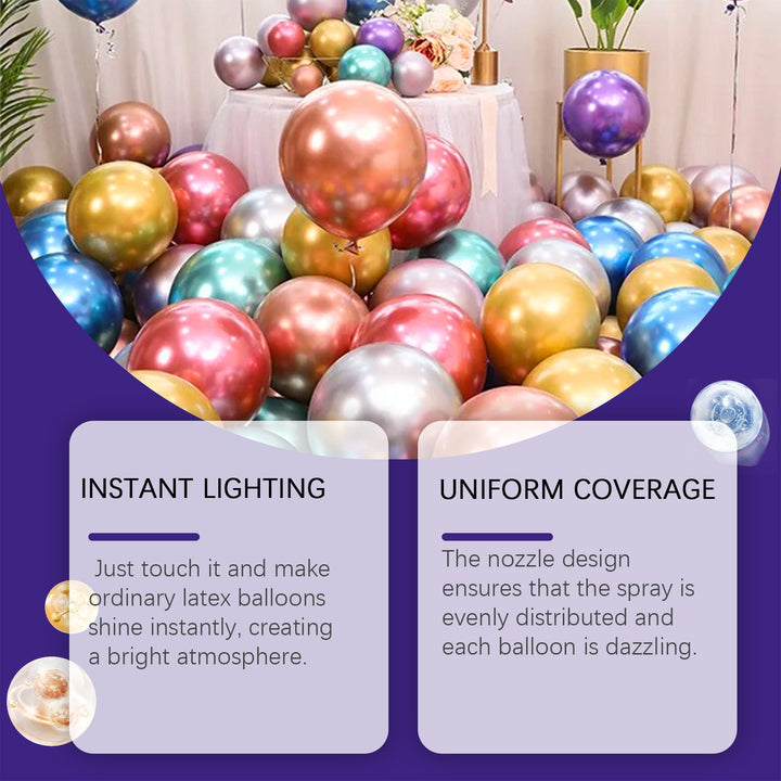 Balloon Shine Spray for Glossy Latex Balloon Decor