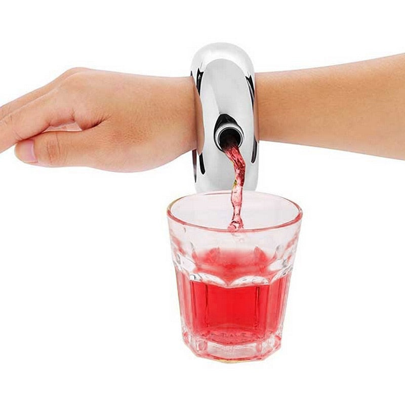Bracelet Hip Flask 3.5oz Stainless Steel Wrist Pour