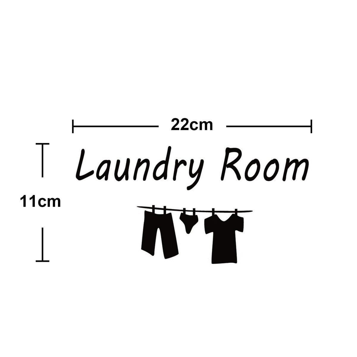 Bathroom Door Stickers — Clear, Playful Decor