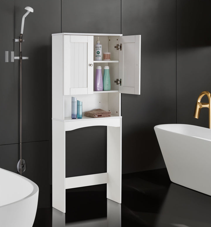 Over-the-Toilet Bathroom Storage Cabinet with Shelves