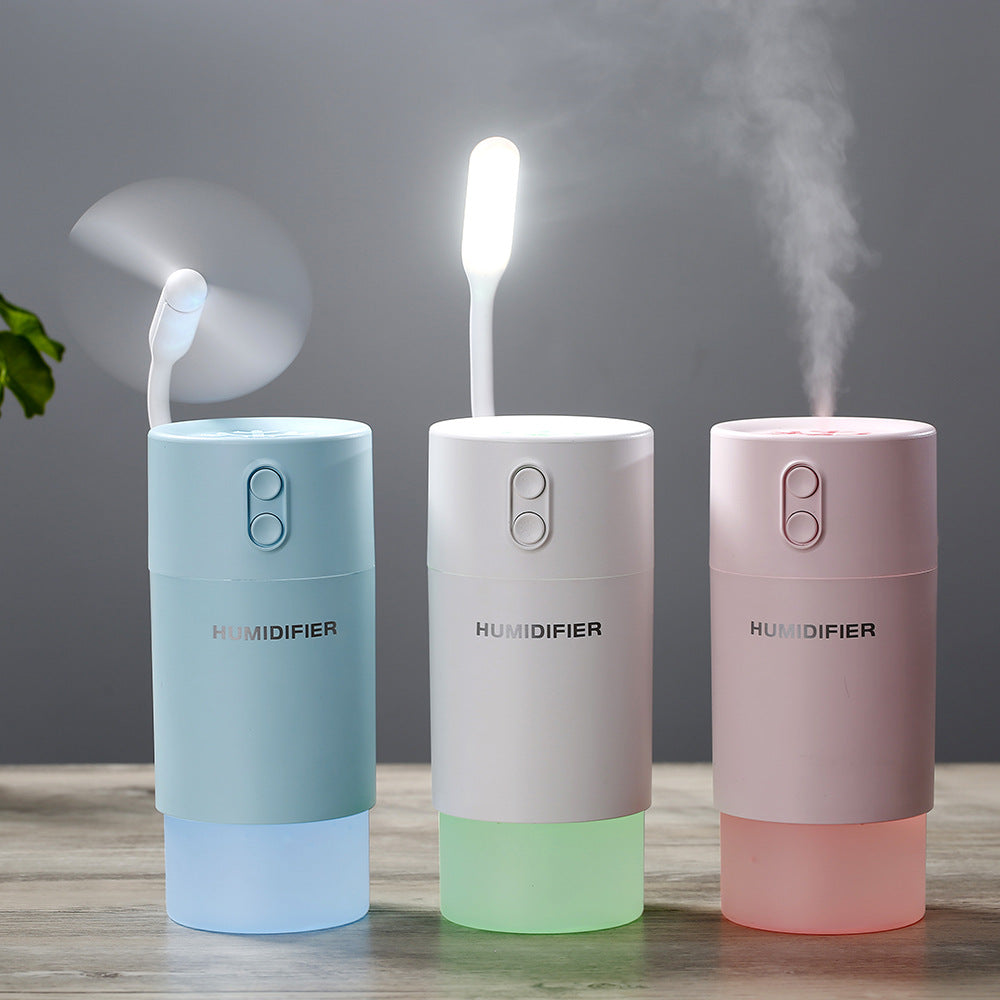 Colorful Mini USB Humidifier for Desk, Bedside and Car