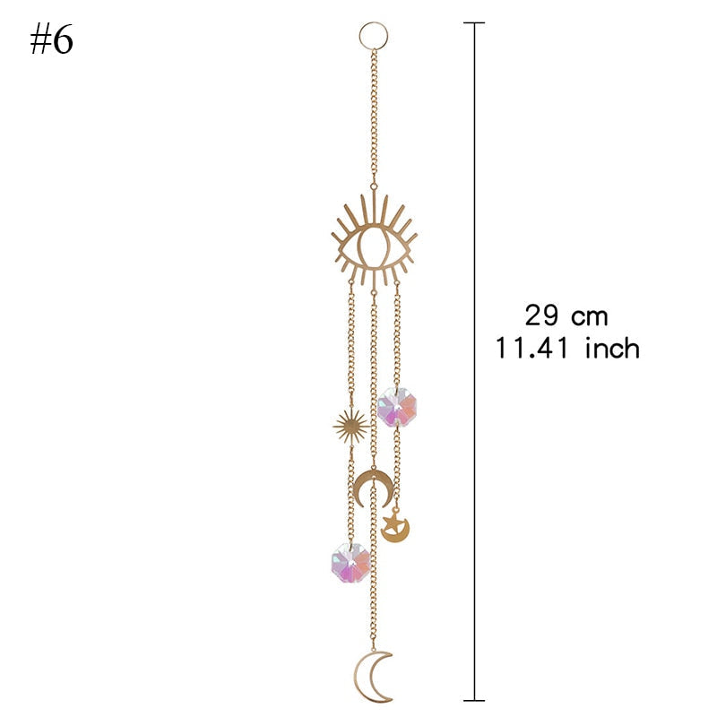 Crystal Sun Catcher Wind Chime for Colorful Light