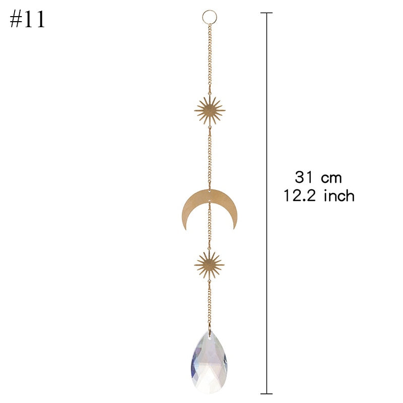 Crystal Sun Catcher Wind Chime for Colorful Light