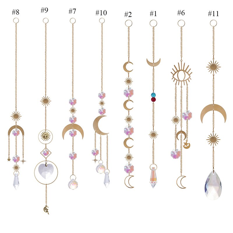 Crystal Sun Catcher Wind Chime for Colorful Light