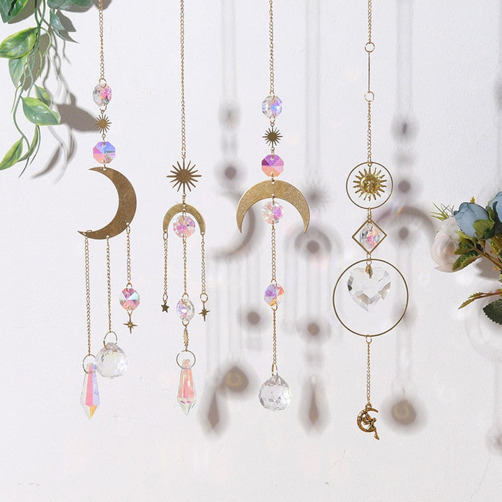 Crystal Sun Catcher Wind Chime for Colorful Light