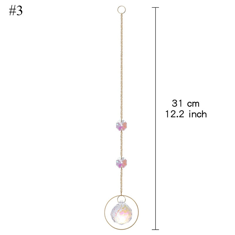 Crystal Sun Catcher Wind Chime for Colorful Light