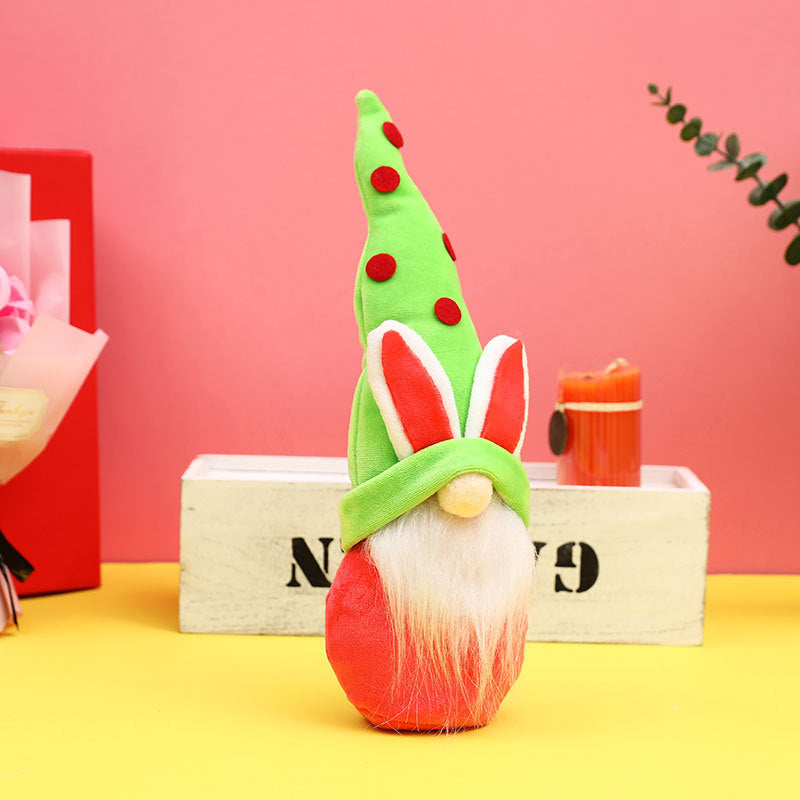 Easter Bunny Gnome Decor for Colorful Spring Shelves
